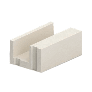 Газобетонный блок "Поревит" для перемычек БПU-400