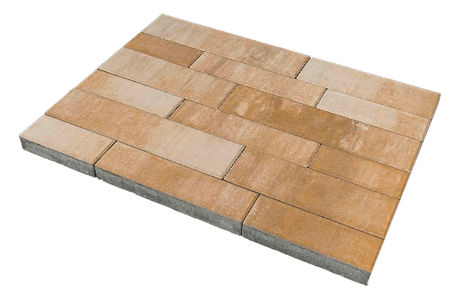 Тротуарная плитка Домино, Color Mix "Плато"